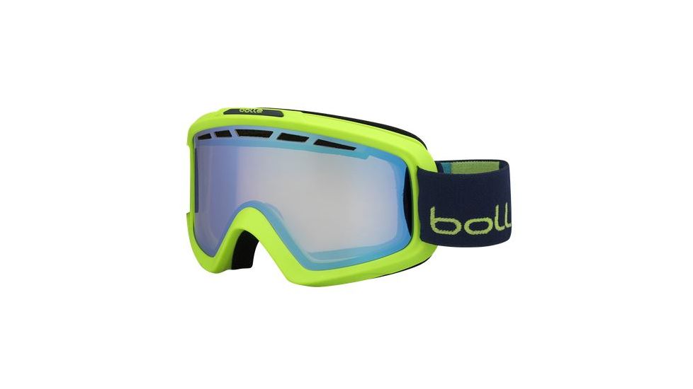 Bolle Nova II Ski/Snowboard Goggles,Matte Green Frame,Aurora Lens 21335