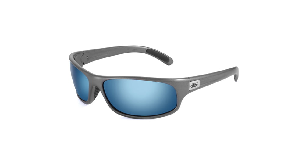 Bolle Anaconda Sunglasses, Plating Gunmetal Frame, Off Shore BlueLens, Polarized, 11056