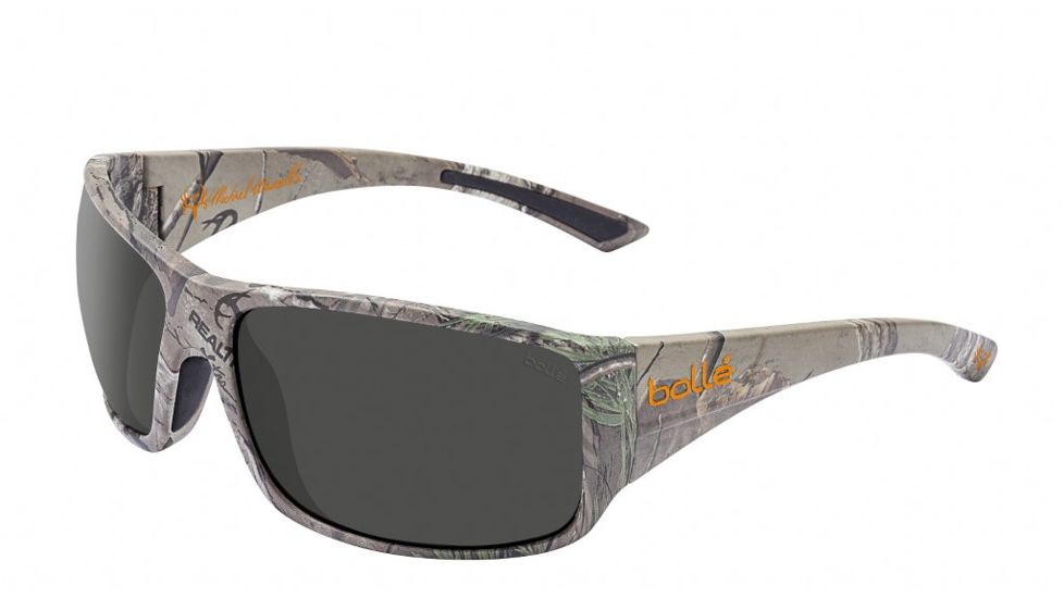Bolle Tigersnake Sunglasses,e Camo Realtree Xtra Fram, Polarized, TNS oleo AF, 12035