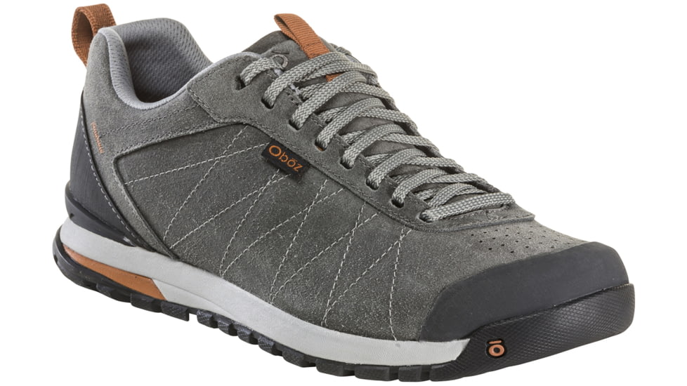Bozeman Low Leather Casual Shoes - Mens, Wide, Charcoal, 11, 74201-Charcoal-Wide-11
