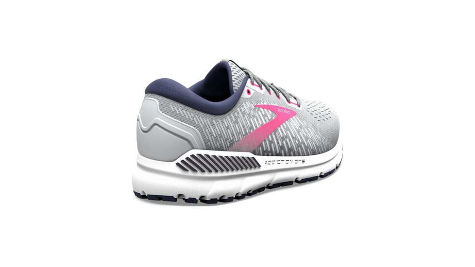 Brooks Addiction GTS 15 Running Shoes - Womens, Wide, Oyster/Peacoat/Lilac Rose, 10.0, 1203521D054.100