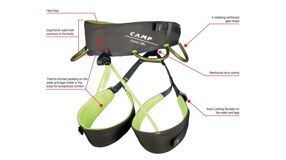 C.A.M.P. Energy CR 3 Harnesses, Grey, Extra Large, 2870-XL1