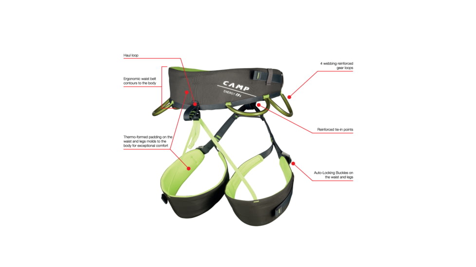 C.A.M.P. Energy Cr 3 Harnesses, Grey, Small, 2870S1