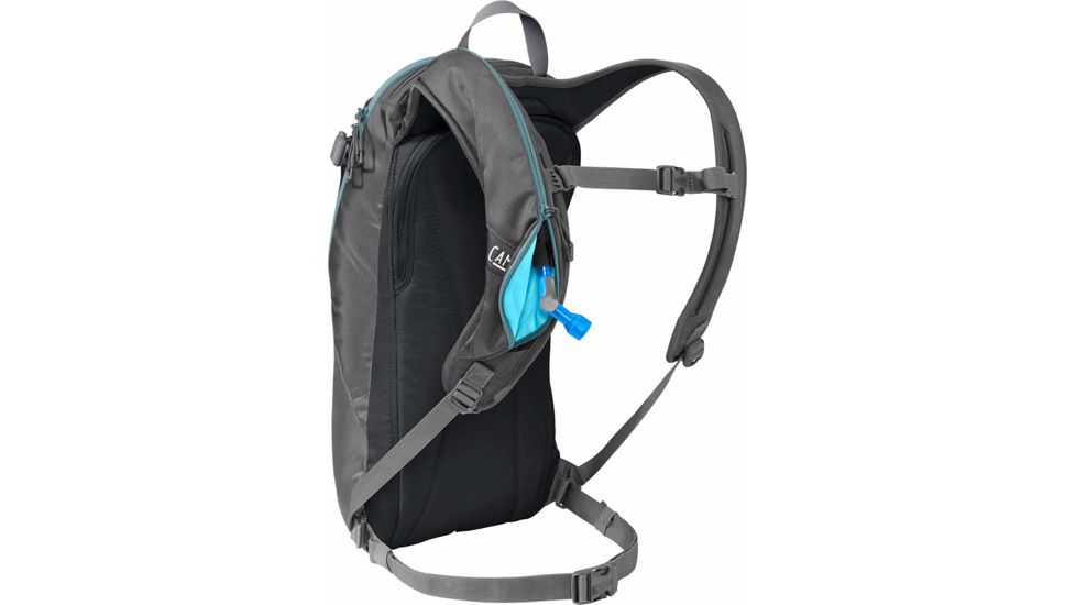 CamelBak Powderhound 12 Ski and Snow Hydration Backpack, Graphite/Adiratic Blue, 1338007000