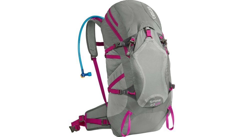 CamelBak Spire 22 LR Backpack , 100 oz-Graphite/Bright Fuchsia