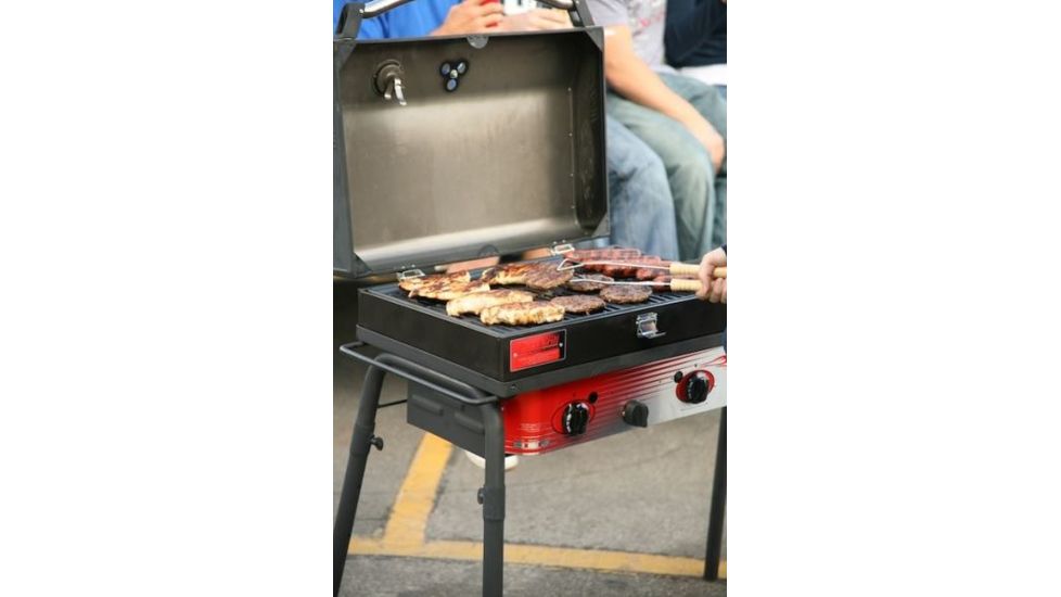 Camp Chef Big Gas Grill ThreeBurner Stove w/16x24in Grill Box , Up to