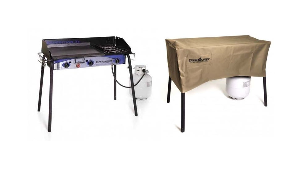 Camp Chef Expedition 3X Triple Burner Stove w/Griddle , Up to 12 Off
