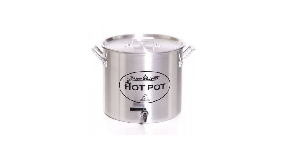 Camp Chef Hot Water Pot, 5 gal, 13.0in. x 13.0in. x 12.5in. HWP20CC