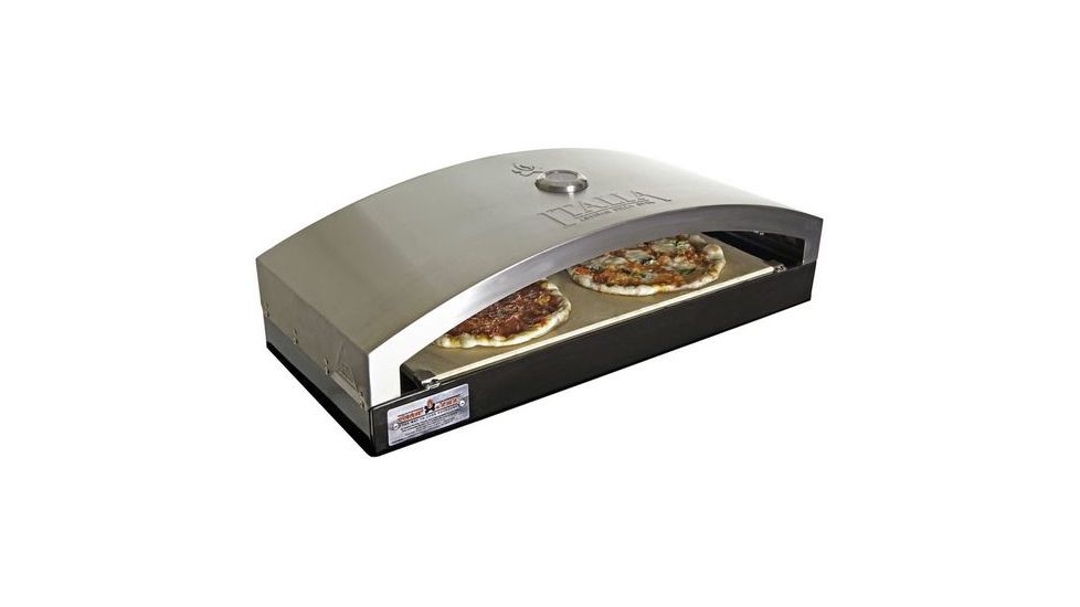 Camp Chef 14X32 Italia Artisan Outdoor Pizza Oven Accessory, Silver PZ60
