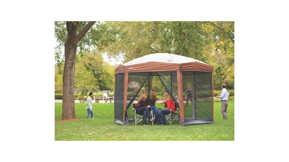 Coleman Back Home Instant Hexagon Screen House, 12 ft x 10 ft 2000004413