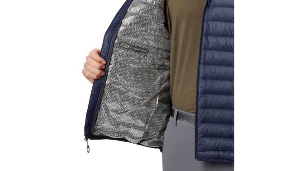 Columbia Alpha Trail Down Jacket - Mens, Collegiate Navy, Large, 1823161464-L