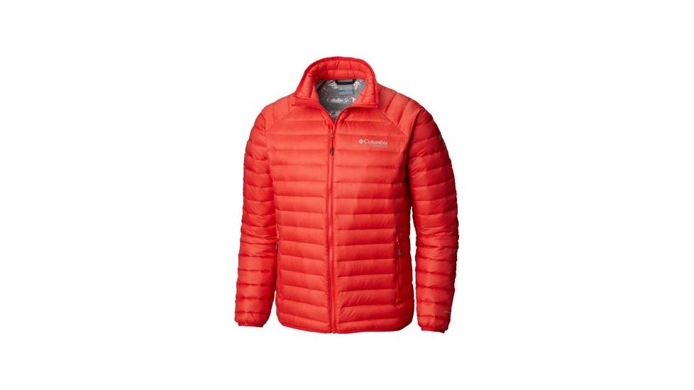 Columbia Alpha Trail Down Jacket - Mens, Red Spark, Small, 1823161696-S