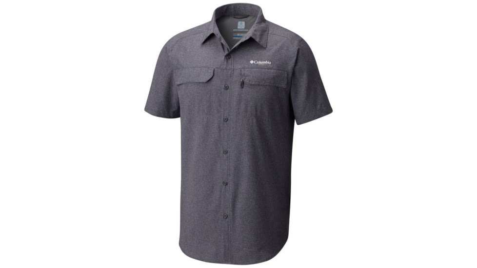Columbia Irico Short Sleeve Shirt -Mens, Graphite Heather, L 1654412053L