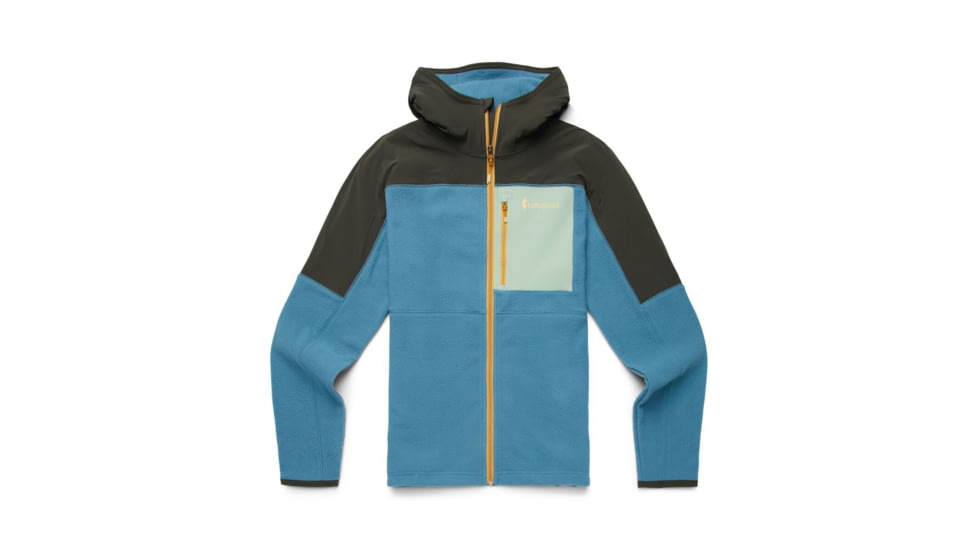 Cotopaxi Abrazo Hooded Full-Zip Fleece Jacket - Mens, Woods/Blue Spruce, Extra Large, DRFZ-F23-WDBSPC-M-XL