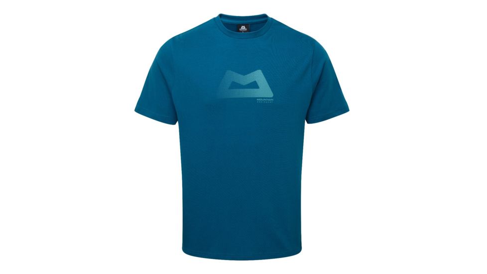 Demo, Mountain Equipment Halftone Tee - Mens, Ink Blue, Large, ME-003104-Ink Blue-L,