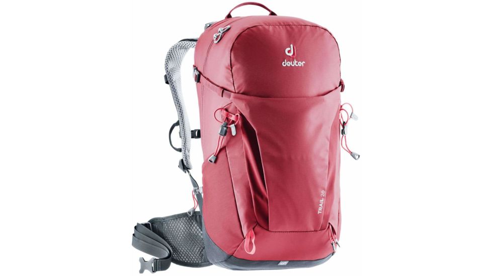 Deuter Trail 26 Backpack - Mens, Cranberry/Graphite, 26L, 344031954250