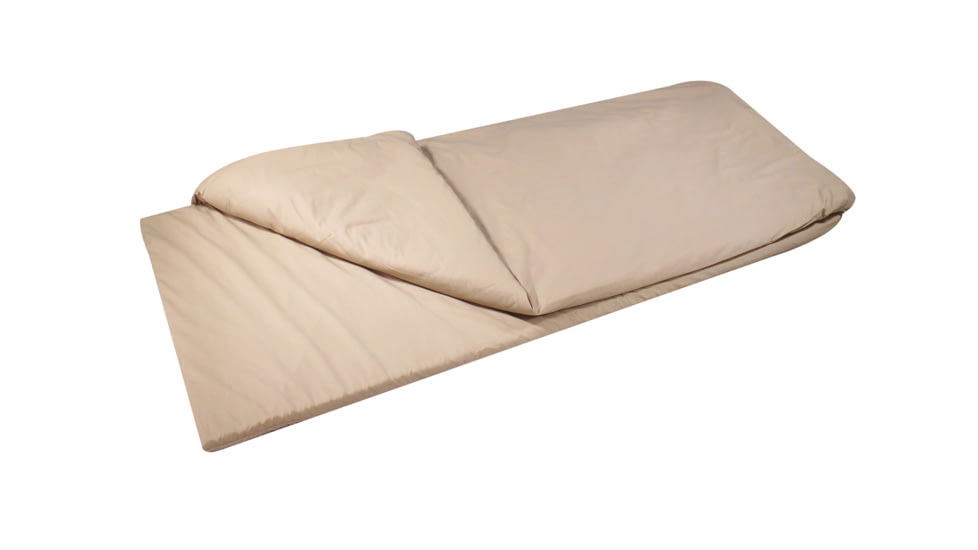Disc-O-Bed Duvalay with Luxury Memory Foam Sleeping Bag &amp; Duvet, Kids, Cappuccino, 50054