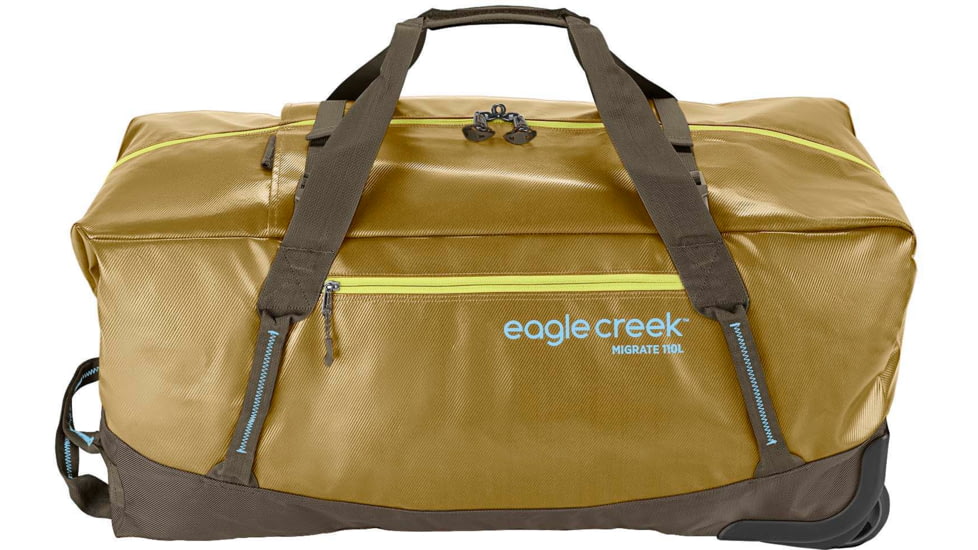 Eagle Creek Migrate Wheeled 110L Duffel Bag, Field Brown, 110L, EC0A5EKK230