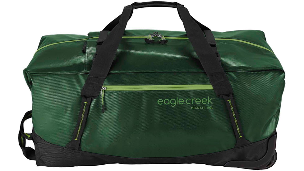 Eagle Creek Migrate Wheeled 110L Duffel Bag, Forest, 110L, EC0A5EKK301