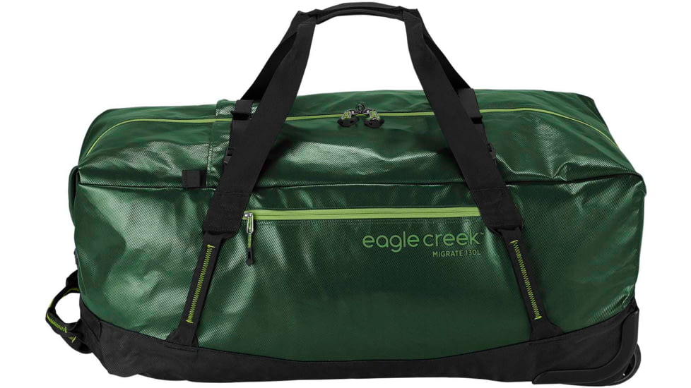 Eagle Creek Migrate Wheeled 130L Duffel Bag, Forest, 130L, EC0A5EKL301