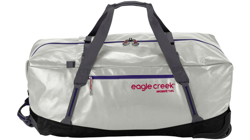 Eagle Creek Migrate Wheeled 130L Duffel Bag, Silver, 130L, EC0A5EKL015