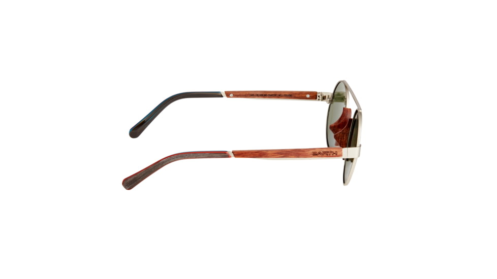 Earth Anakena Sunglasses, Brown Frame, Blue Polarized Lens, Brown/Blue, One Size, ESG038R