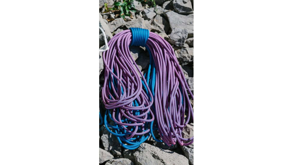 Edelrid Tommy Caldwell Eco Dry ColorTec 9.3mm Rope, Pink/Turquoise, 60m, 713170600610