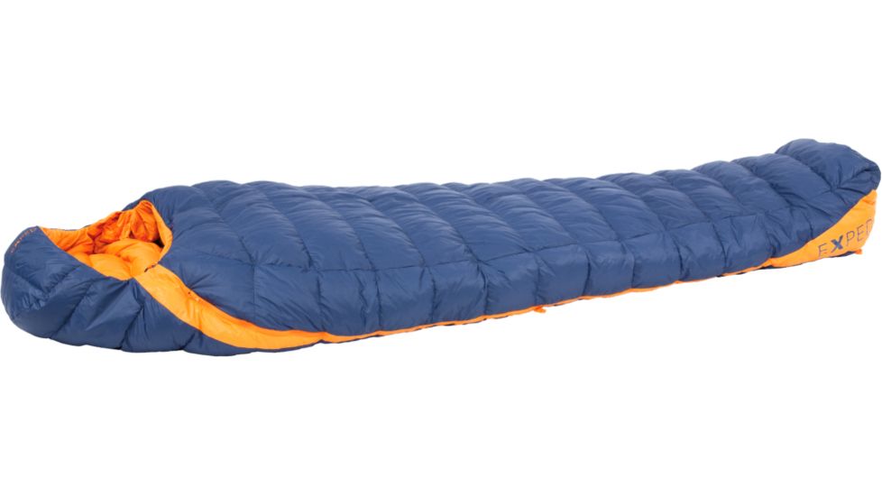 Exped Comfort +0C / +32F Sleeping Bags, Long, Left Zip, — Color Blue