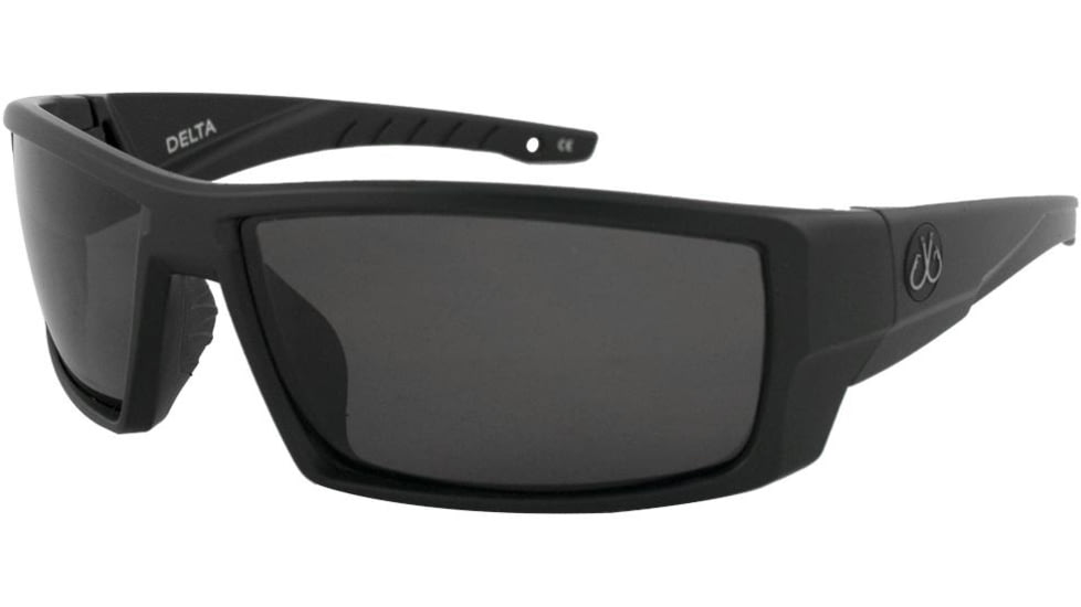 Filthy Anglers Delta Sunglasses - Mens, Matte Black Frame, Smoked Polarized Lens, DELMBK01P