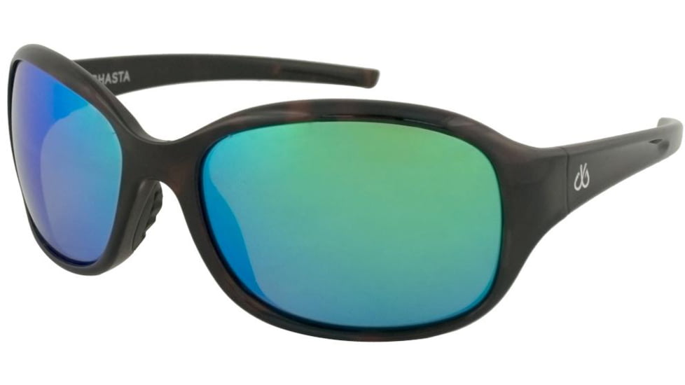 Filthy Anglers Shasta Sunglasses - Womens, Tortoise Frame, Polarized w/ Green Mirror Lens, SHTTOR03P-G