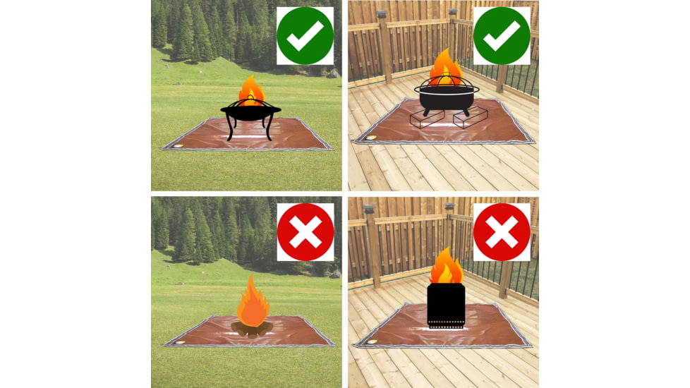 fireside outdoor ember mat