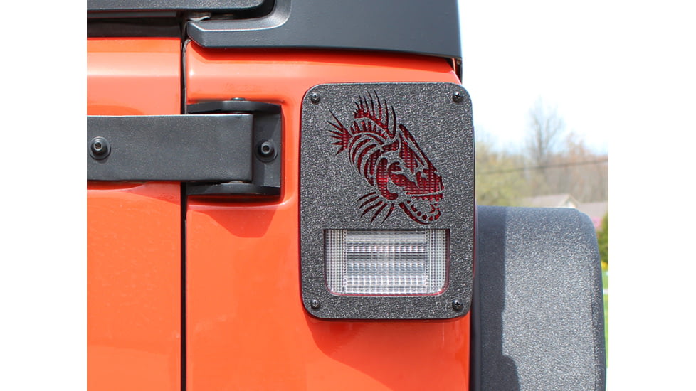 Fishbone Offroad Fishbone Tail Light Covers, Jeep Wrangler JK 2007