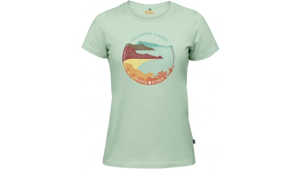 Fjallraven Classic HK T-Shirt Womens, Ocean Mist, XL F89975-513-XL