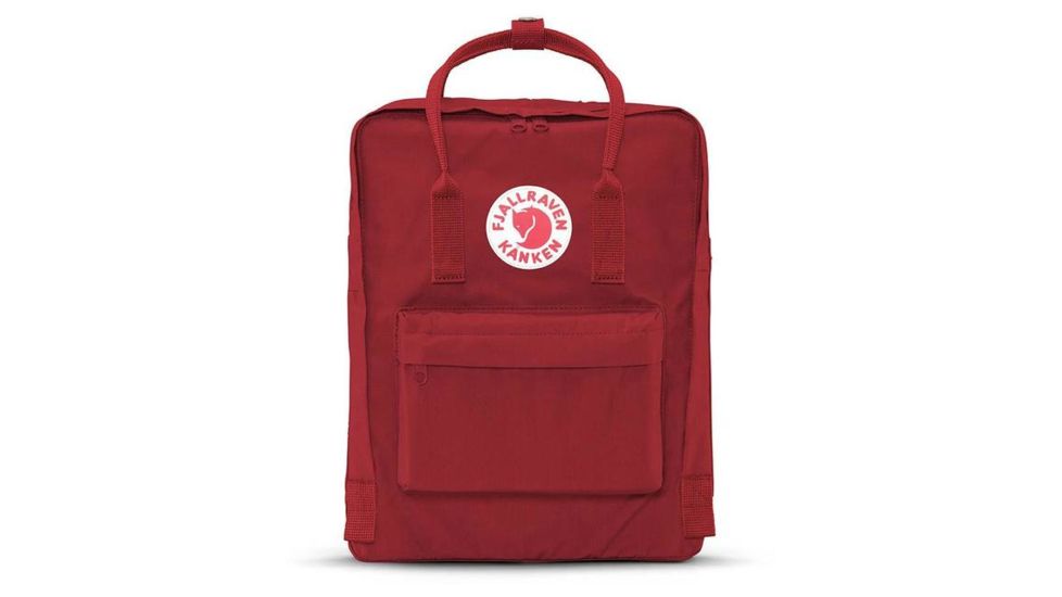 Fjallraven Kanken Backpack, Ox Red, One Size, F23510-326-One Size