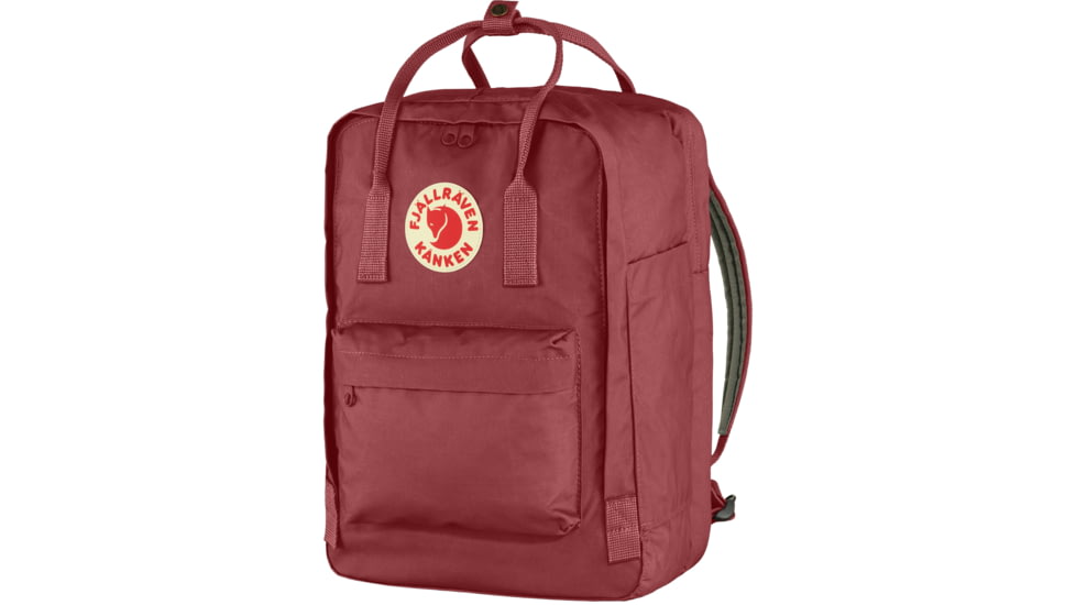 Fjallraven Kanken Laptop 15in Pack, Ox Red, One Size, F23524-326-One Size