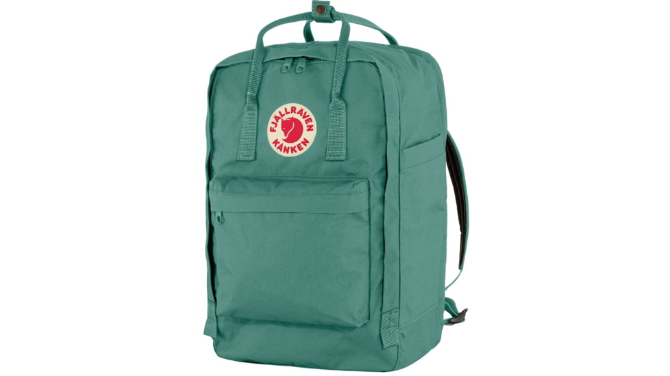 Fjallraven Kanken Laptop 17in Pack, Frost Green, One Size, F23525-664-One Size