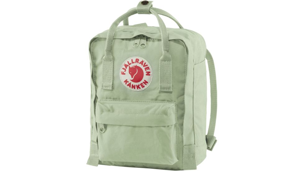 Fjallraven Kanken Mini Backpack, Mint Green, One Size, F23561-600-One Size