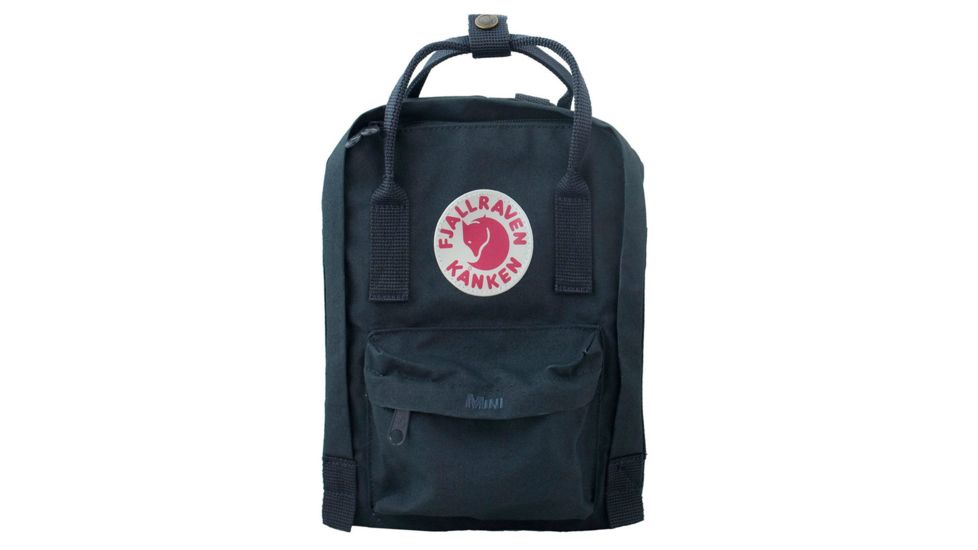 Fjallraven Kanken Mini Backpack, Navy, One Size, F23561-560-One Size