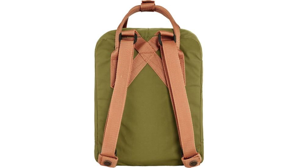 Fjallraven Kanken Mini Daypack, Foliage Green/Peach Sand, One Size, F23561-631-241-One Size