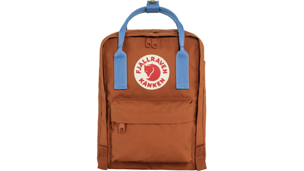 Fjallraven Kanken Mini Daypack, Teracotta Brown/Ultramarine, One Size, F23561-243-537-One Size