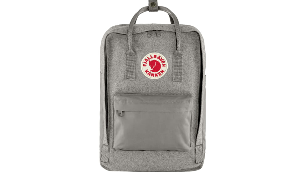 Fjallraven Kanken Re-Wool Laptop 15in Pack, Grey, One Size, F23328-020-One Size