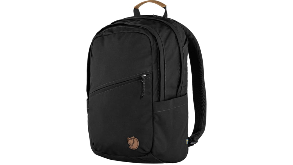 Fjallraven Raven 20 Backpack, Black, One Size, F23344-550-One Size