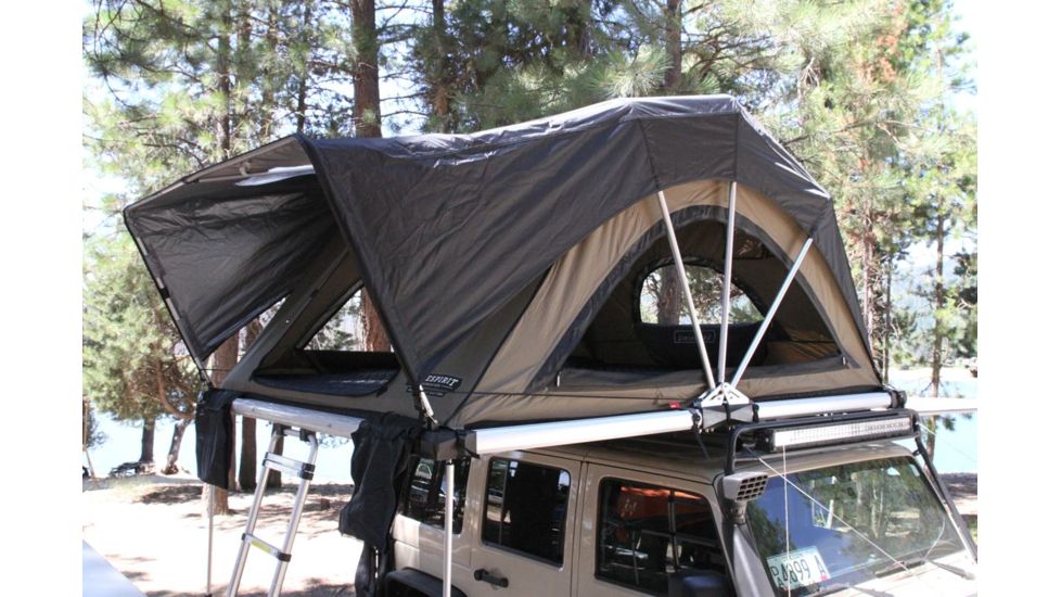 Freespirit Recreation High Country Series 80in Roof Top Tent, Olive/Black RTHC80705
