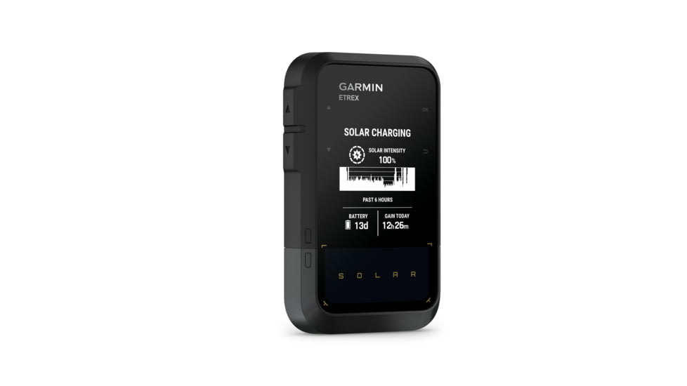 Garmin 0100278200 ETrex Solar GPS/Smart Features, 28MB Memory Black 2.20 Transf