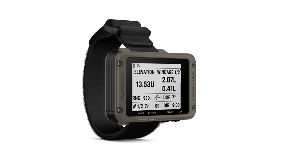 Garmin Foretrex 901 Ballistic Edition, Wrist-Mounted GPS Navigator with Strap, 010-02760-00