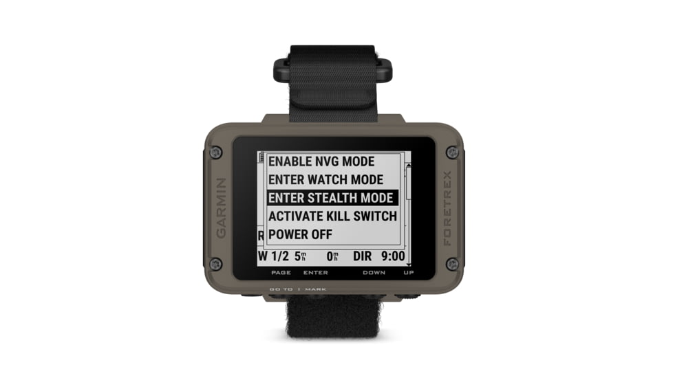 Garmin Foretrex 901 Ballistic Edition, Wrist-Mounted GPS Navigator with Strap, 010-02760-00