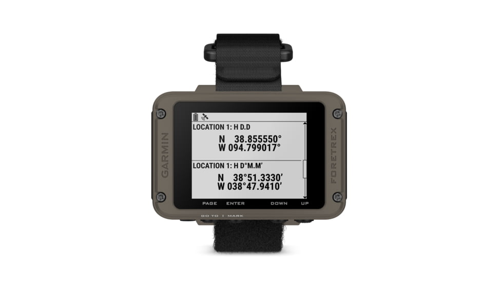 Garmin Foretrex 901 Ballistic Edition, Wrist-Mounted GPS Navigator with Strap, 010-02760-00