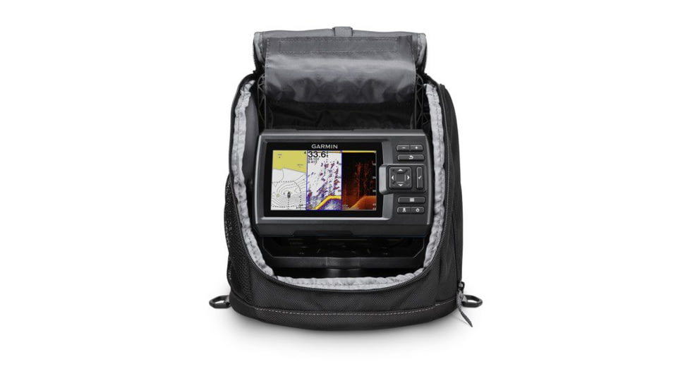 garmin striker plus 5cv ice fishing bundle