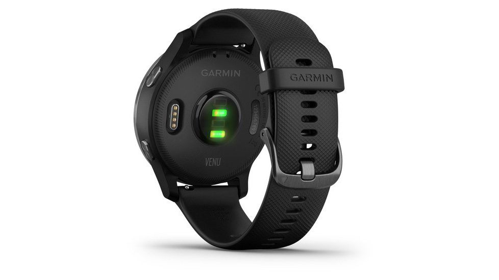 Garmin Venu GPS Smartwatch, Black/Slate, 010-02173-11