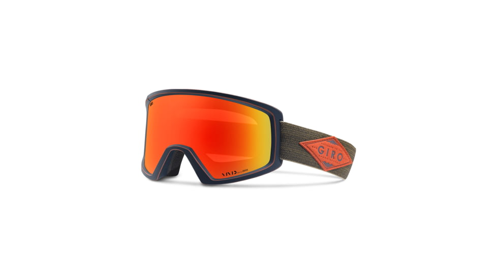 Giro Blok Goggles, Turbulance/Rust Mountain Division/Vivid Ember, Large, 7083018